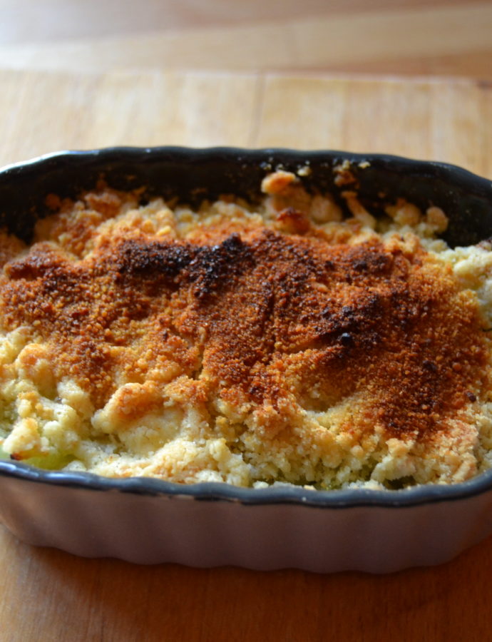 Crumble de courgettes