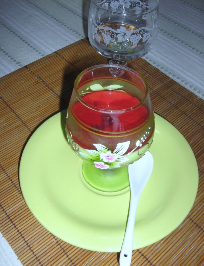 Panna Cotta verveine et fruits rouges