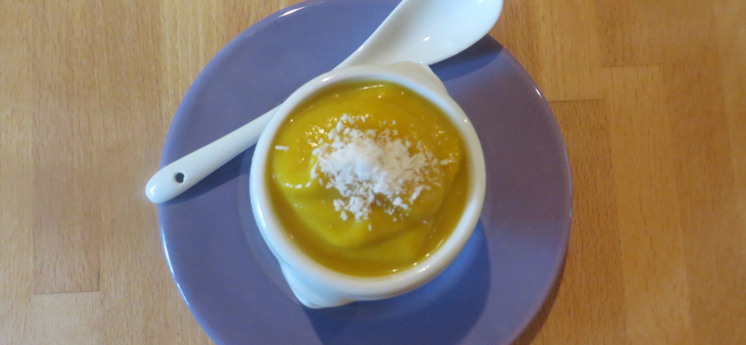 Velouté de carottes au lait de coco