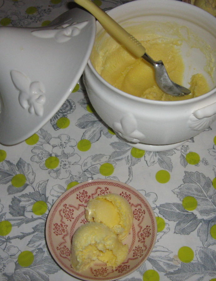 Soufflé glacè à la fée verte