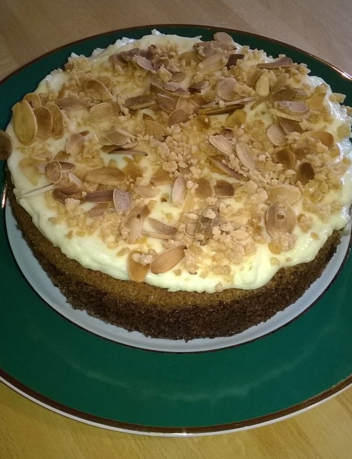 Le carrot cake du 24 avril …